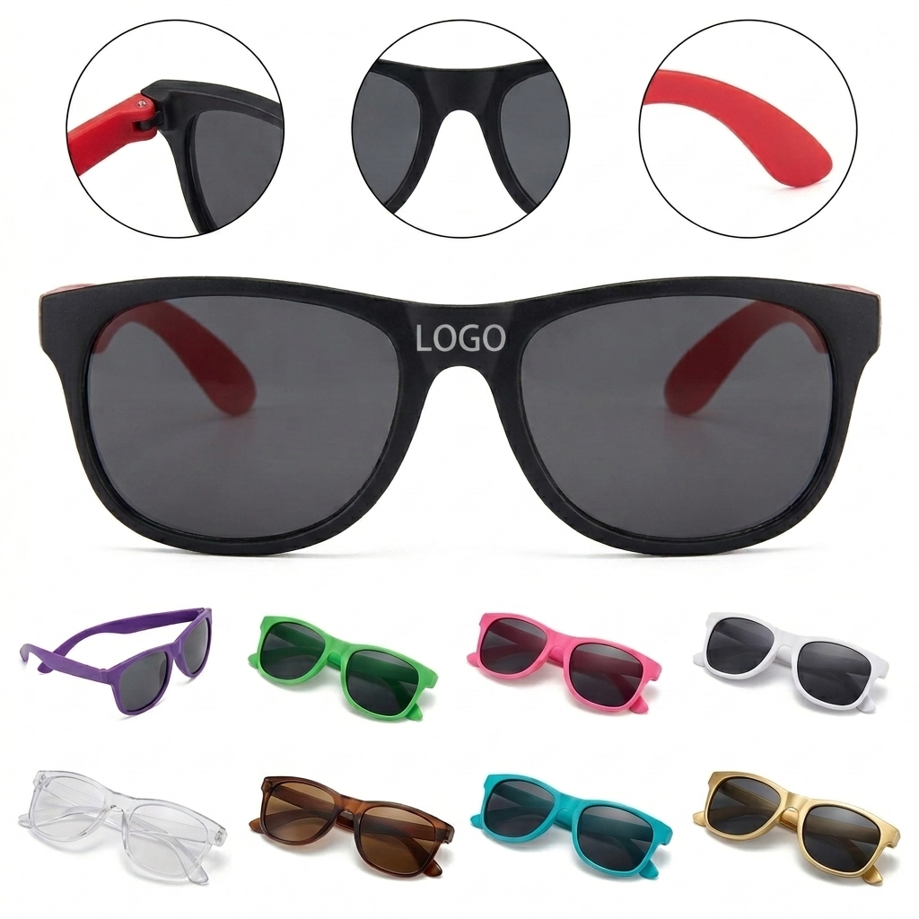 Color-Block Classic Sunglasses in Bold Two-Tone Design