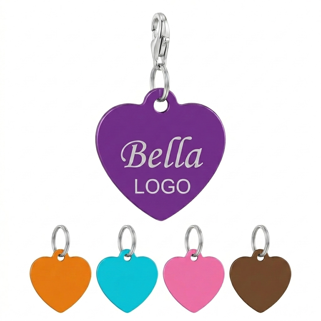 Custom Engraved Metal Pet ID Tag