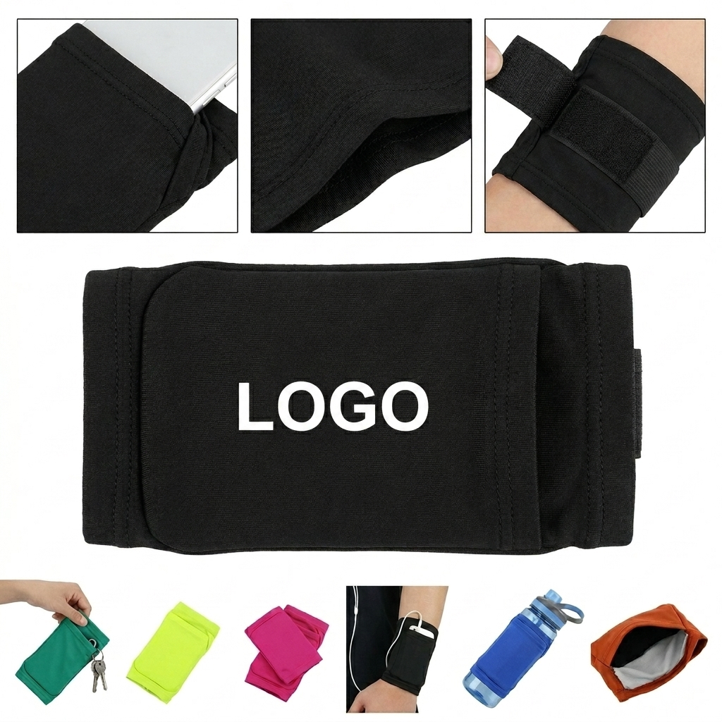 Universal Stretch Spandex Phone Armband for Running, Travel & Events