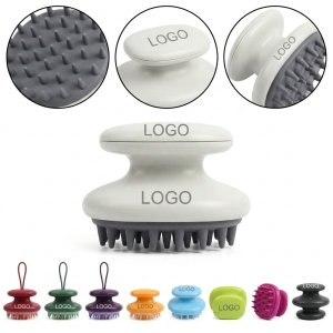 Ergonomic Silicone Scalp Massage Brush for Hair & Pet Care