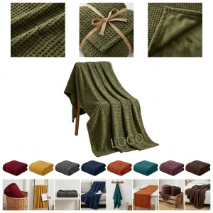 Customizable Cozy Fleece Throw - Perfect Picnic & Home Blanket Gift