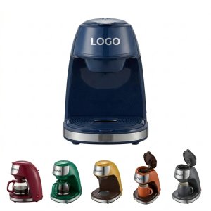 Compact 4-Minute Coffee Maker for Small Spaces with Travel Mug Compatibility