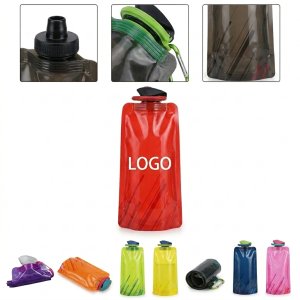 Leak-Proof Foldable Water Canteen for Hiking, Travel, and Everyday Use
